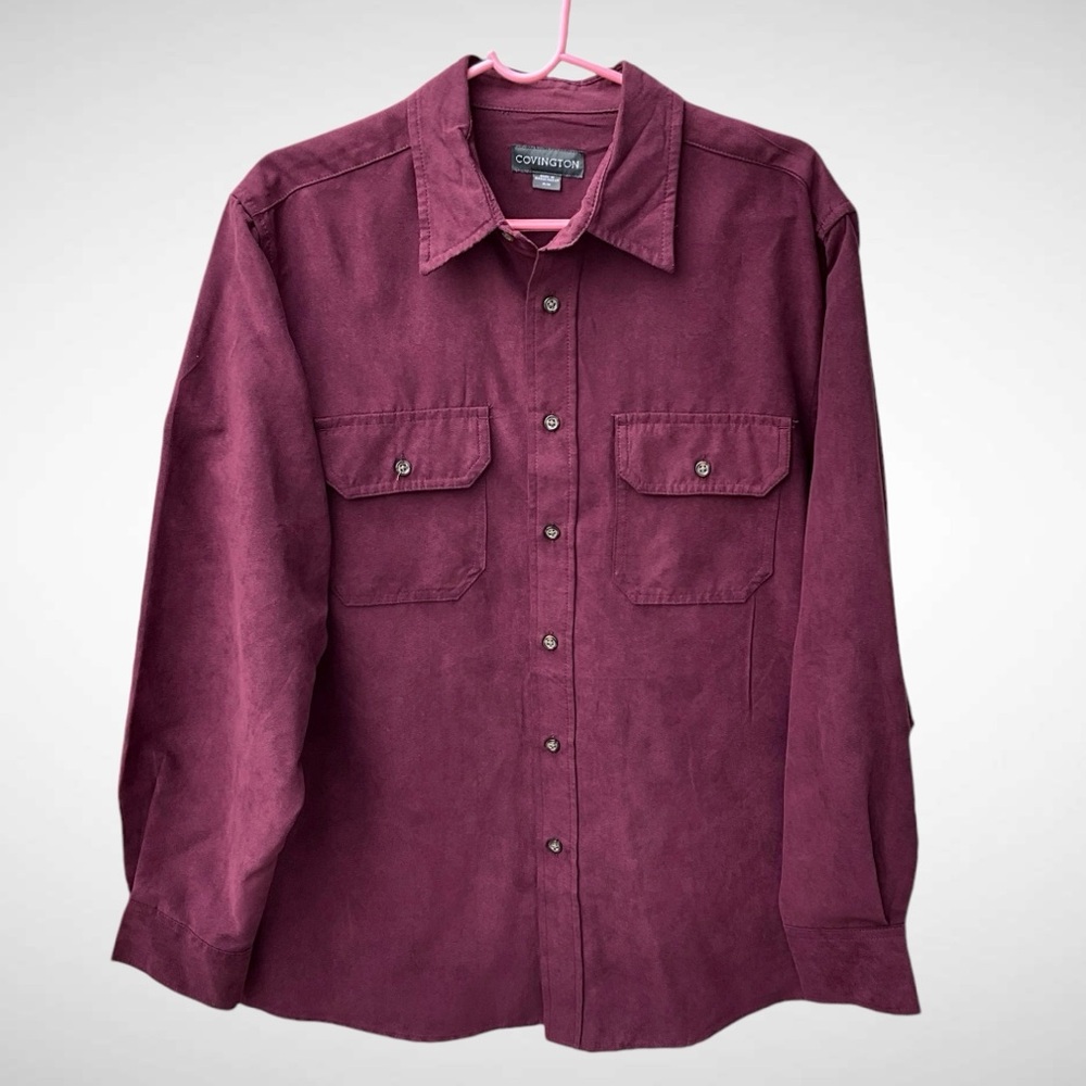 Covington Men’s Buttondown Long-Sleeve Collared Shirt